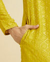 Manyavar Men Green Enigma Kurta Pajama