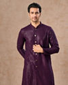 Wine Viscose Kurta Pajama