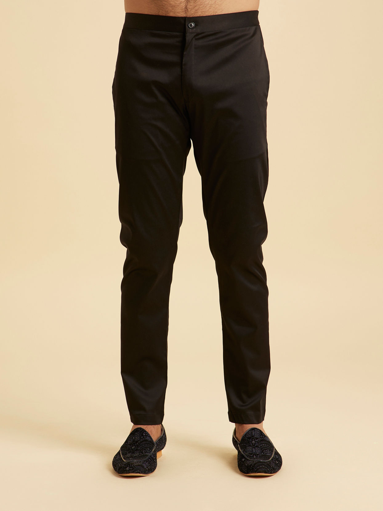 Manyavar Men Radiant Dark Blue Kurta Pajama