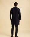Manyavar Men Radiant Dark Blue Kurta Pajama