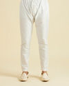 Manyavar Men Elegant White Cotton Kurta Pajama