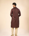 Manyavar Men Exquisite Brown Kurta Pajama