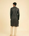 Manyavar Men Teal Green Elegance Kurta Pajama