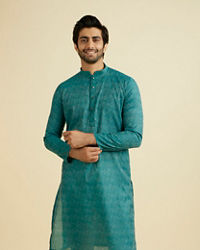 Manyavar Men Emerald Elegance Kurta Pajama