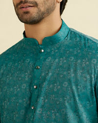 Manyavar Men Emerald Elegance Kurta Pajama