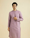 Lilac Elegance Kurta Pajama