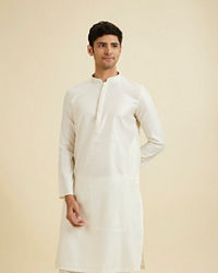 Manyavar Men Cream Charisma Kurta Pajama