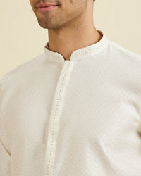Manyavar Men Cream Charisma Kurta Pajama