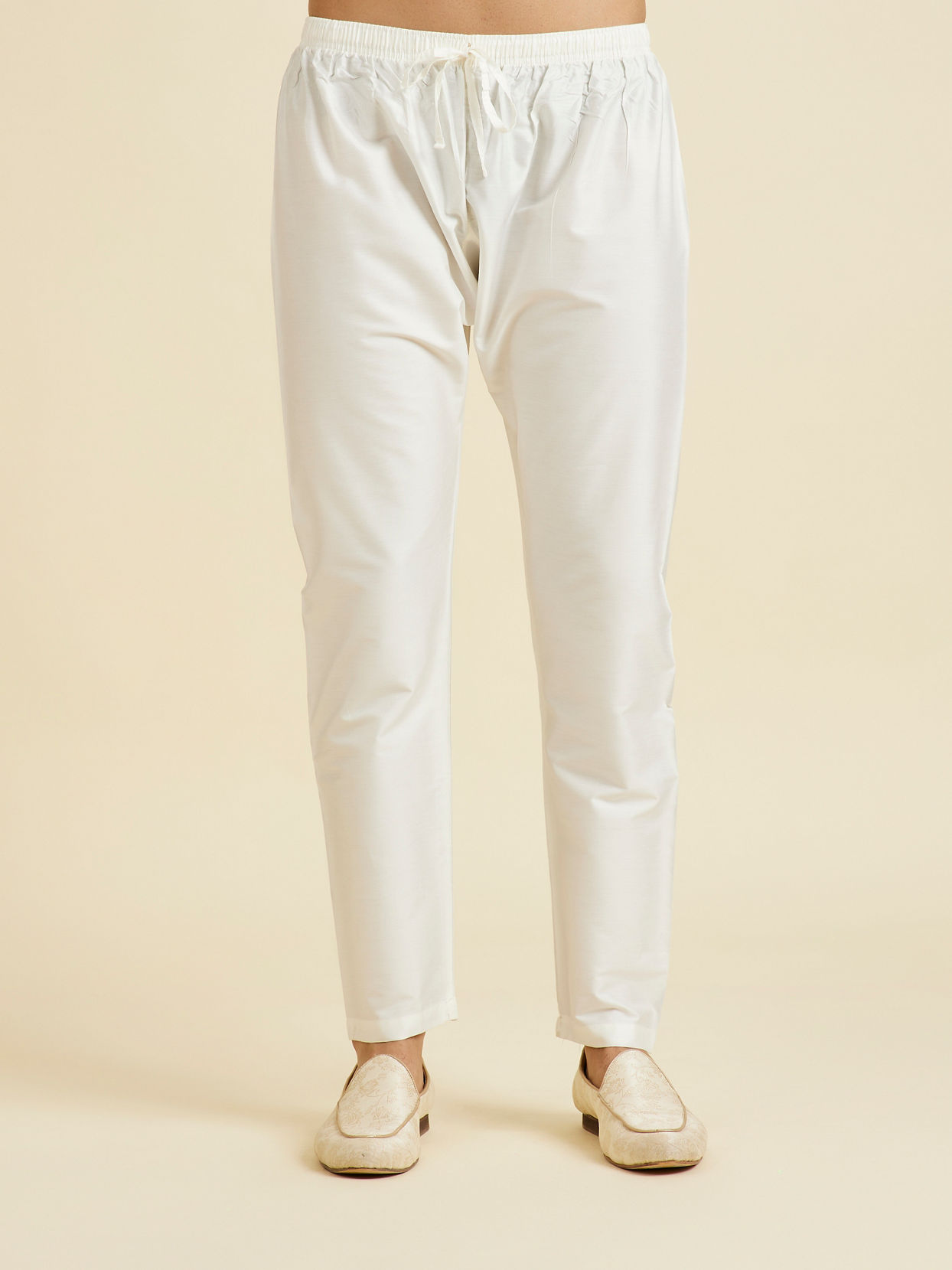 Manyavar Men Cream Charisma Kurta Pajama