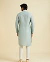 Manyavar Men Aqua Green Festive Kurta Pajama