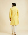 Manyavar Men Radiant Yellow Brocade Kurta Pajama