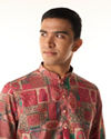 Manyavar Men Coral Charm Kurta Pajama