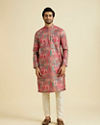 Manyavar Men Coral Charm Kurta Pajama