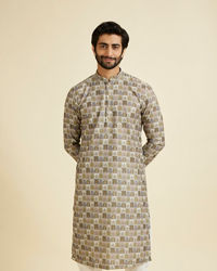 Manyavar Men Verdant Delight Kurta Pajama