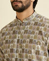 Manyavar Men Verdant Delight Kurta Pajama