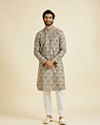 Manyavar Men Verdant Delight Kurta Pajama