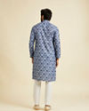 Manyavar Men Greyish Blue Festive Kurta Pajama