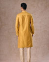 Manyavar Men Sunset Mustard Elegance Kurta Pajama