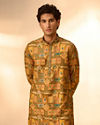 Manyavar Men Emerald Elegance Kurta Pajama