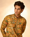 Manyavar Men Emerald Elegance Kurta Pajama