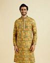Manyavar Men Emerald Elegance Kurta Pajama