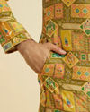 Manyavar Men Emerald Elegance Kurta Pajama