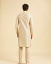 Manyavar Men Beige Elegance Kurta Pajama