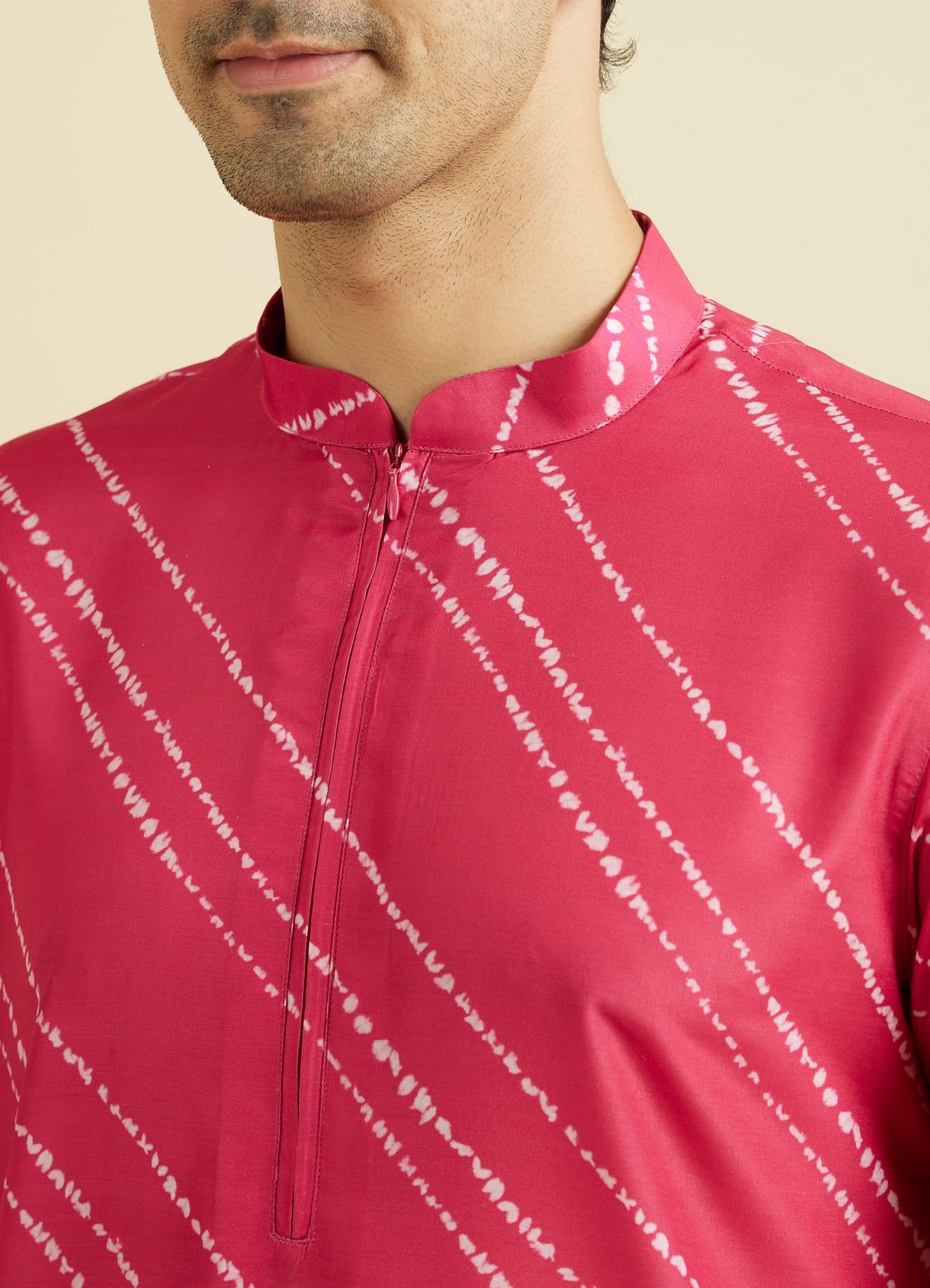 Manyavar Men Radiant Rani Pink Kurta Pajama