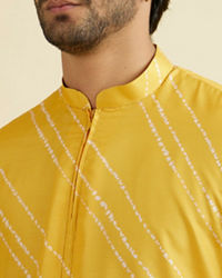 Manyavar Men Sunburst Satin Kurta Pajama