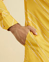 Manyavar Men Sunburst Satin Kurta Pajama