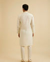 Manyavar Men Graceful Warm White Kurta Pajama