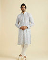 Manyavar Men Grey Elegance Kurta Pajama