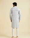 Manyavar Men Grey Elegance Kurta Pajama