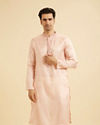 Peach Elegance Kurta Pajama