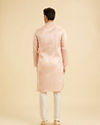 Manyavar Men Peach Elegance Kurta Pajama