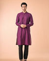 Manyavar Men Purple Magic Kurta Pajama