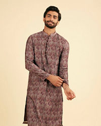 Manyavar Men Majestic Purple Kurta Pajama