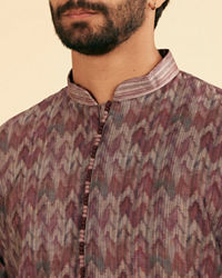 Manyavar Men Majestic Purple Kurta Pajama