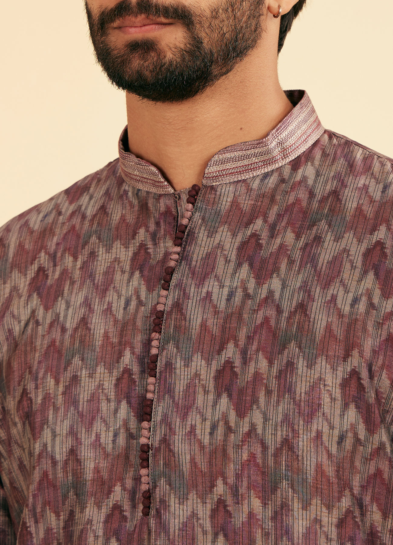 Manyavar Men Majestic Purple Kurta Pajama