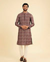 Manyavar Men Majestic Purple Kurta Pajama