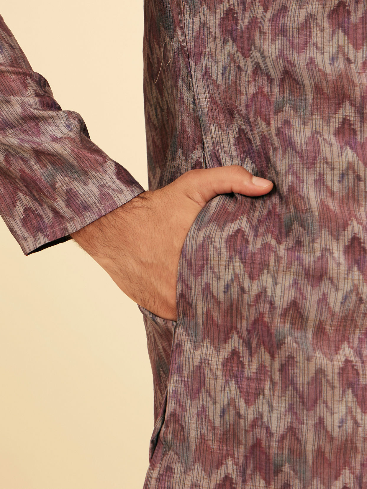 Manyavar Men Majestic Purple Kurta Pajama