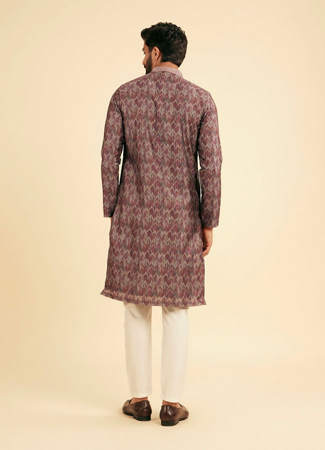 Manyavar Men Majestic Purple Kurta Pajama