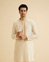 Cream Elegance Kurta Dhoti