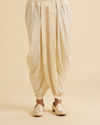 Manyavar Men Cream Elegance Kurta Dhoti