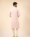 Manyavar Men Dusty Pink Elegance Kurta Pajama