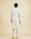 Manyavar Men Elegant Cream Georgette Kurta Pajama