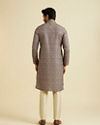 Manyavar Men Elegant Dark Blue Kurta Pajama