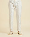 Manyavar Men Warm White Kurta Pajama