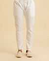 Manyavar Men Elegant White Kurta Pajama