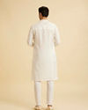 Manyavar Men Elegant White Kurta Pajama